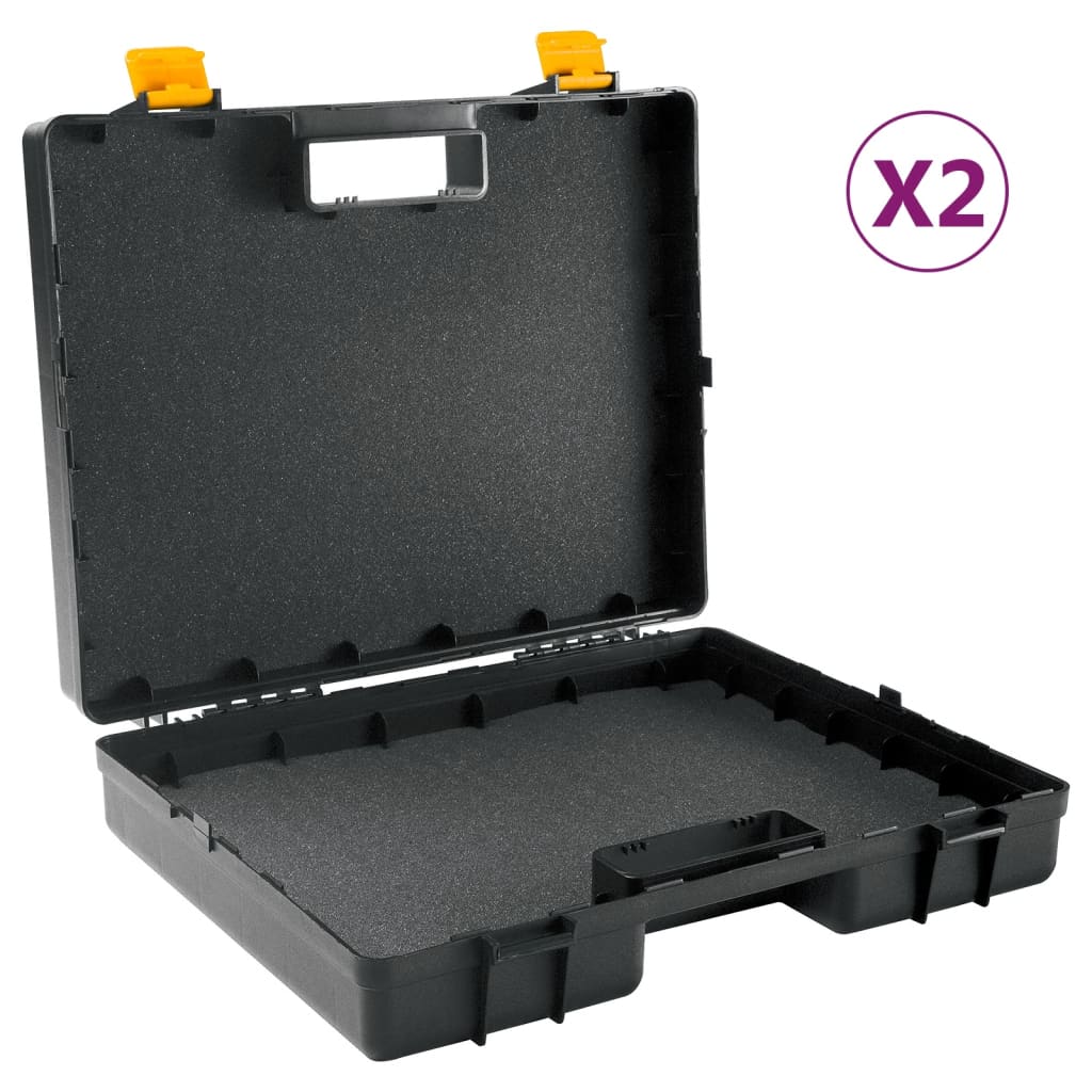Universal Machine Cases With Foam Rubber 2 Pcs Polypropylene