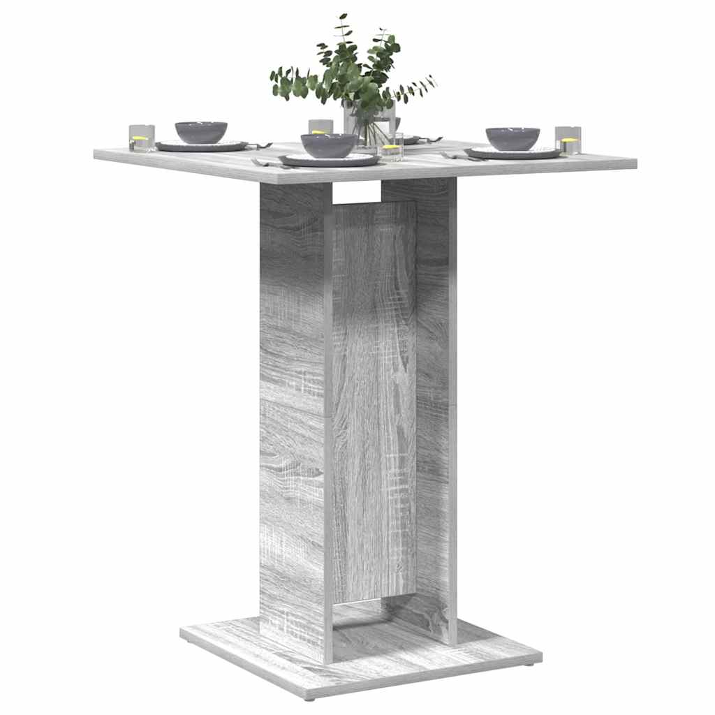 Bistro Table 60X60X75 Cm Engineered Wood