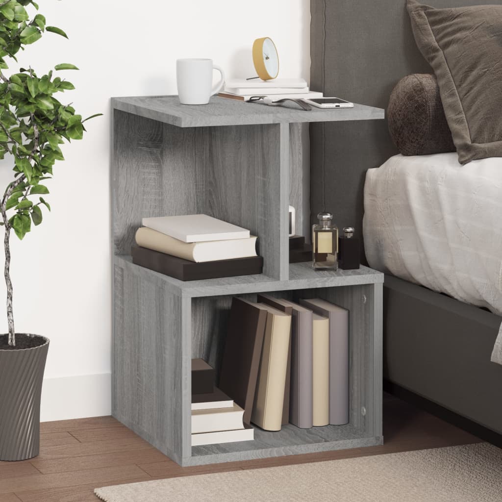 Bedside Cabinet 35X35X55 Cm Engineered Wood
