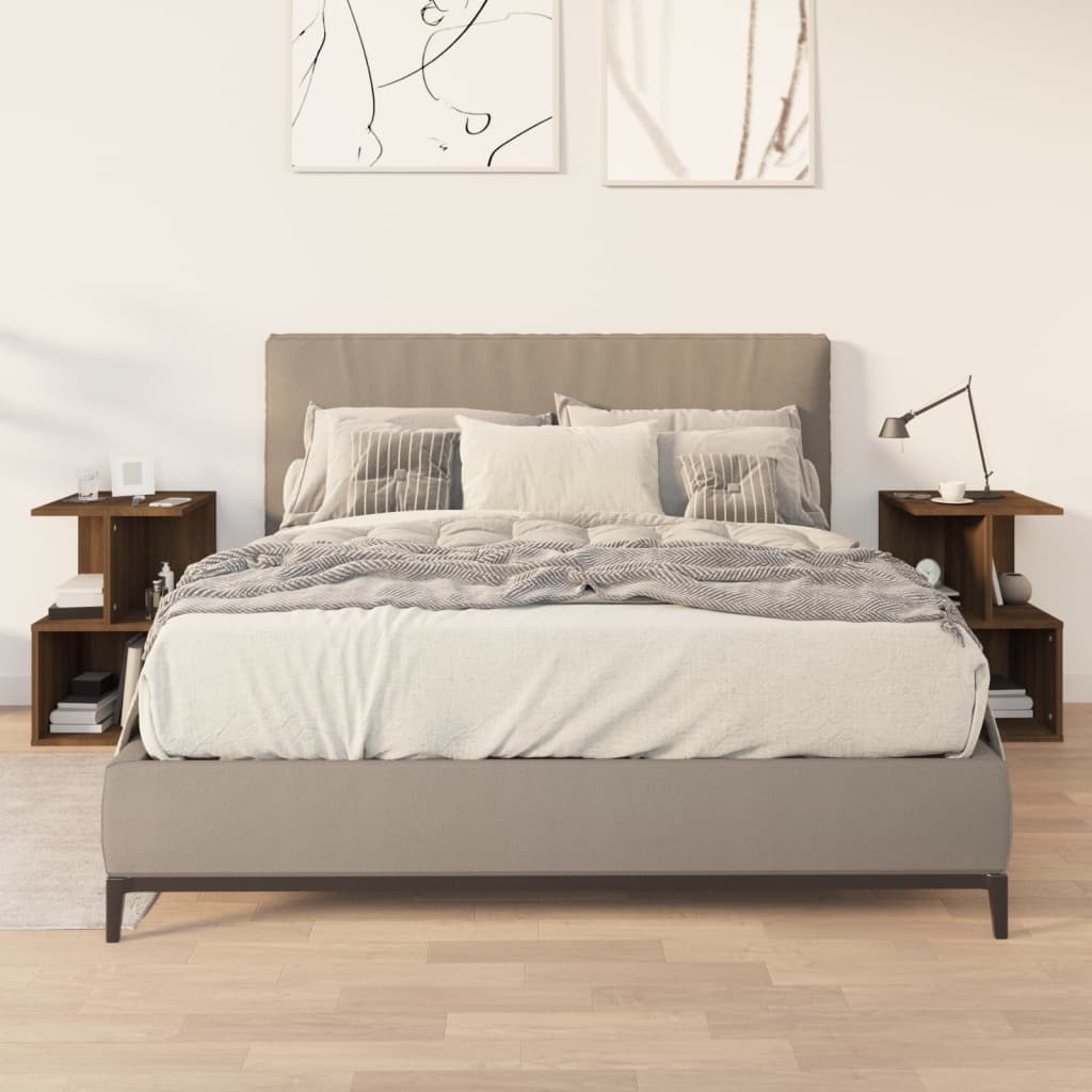 Bedside Cabinet 35X35X55 Cm Engineered Wood