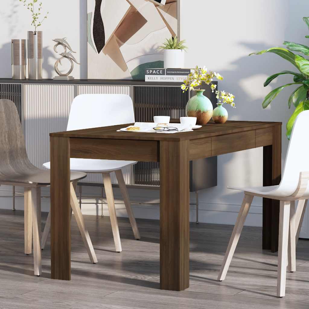 Dining Table 140X74.5X76 Cm Engineered Wood