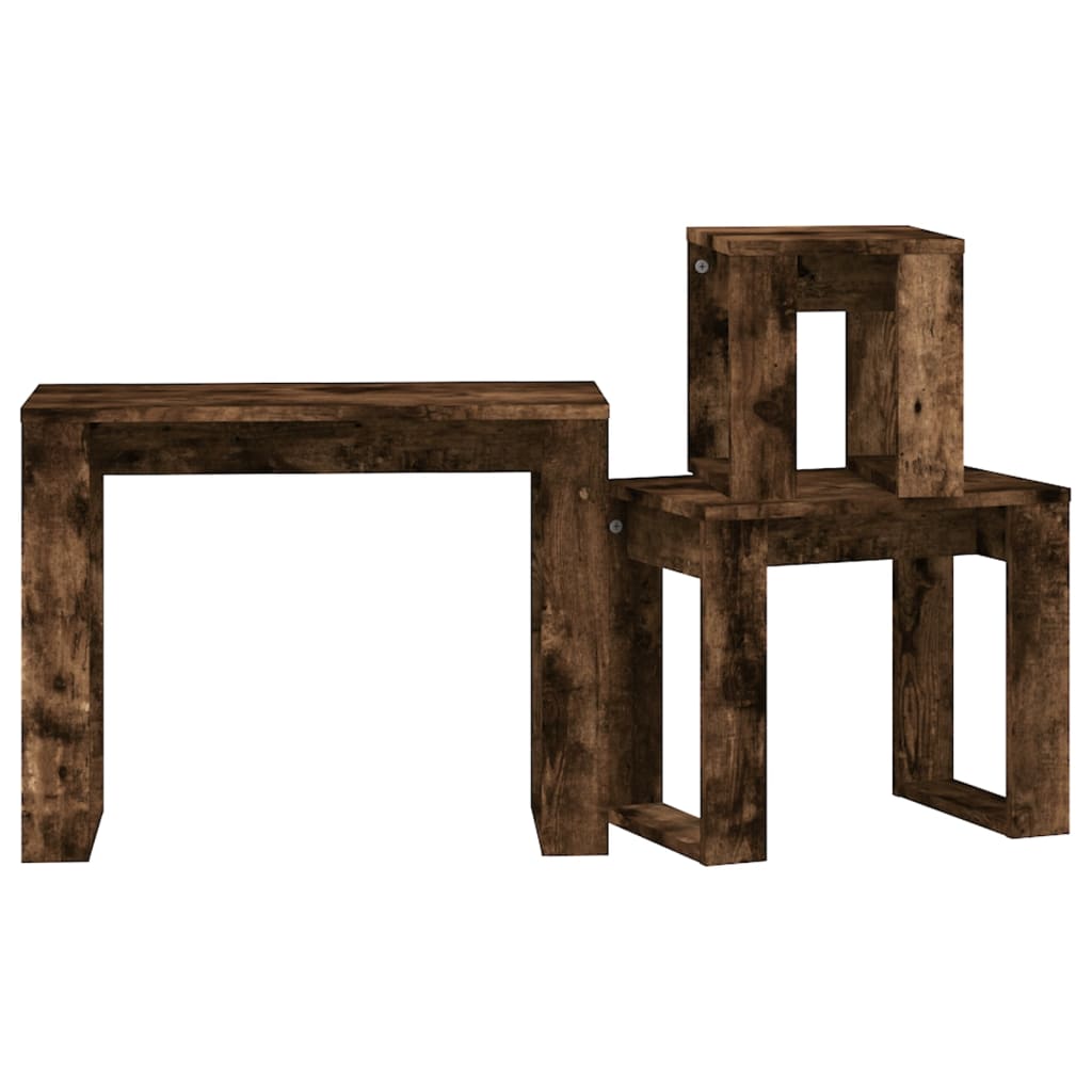 Nesting Tables 3 Pcs Engineered Wood