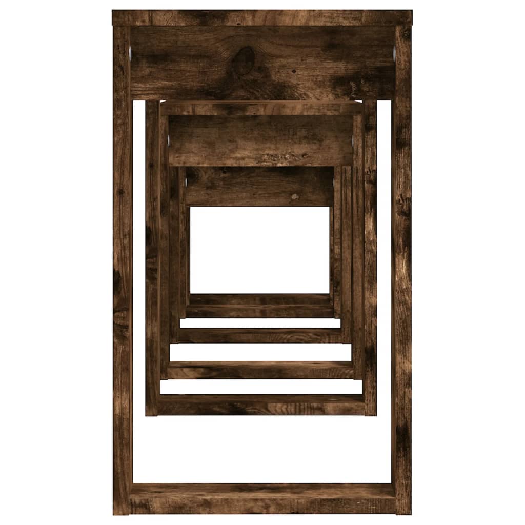 Nesting Tables 3 Pcs Engineered Wood
