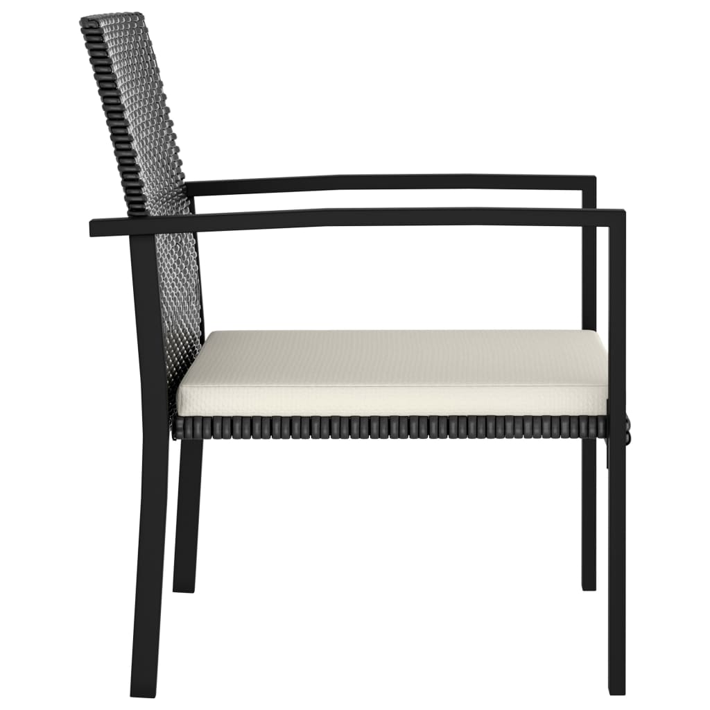 5 Piece Outdoor Dining Set Poly Rattan