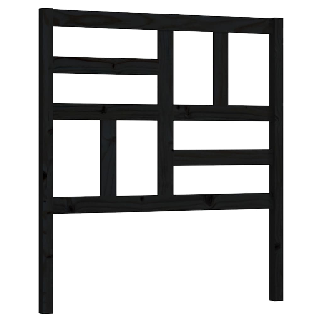 Bed Headboard 81X4X104 Cm Solid Wood Pine