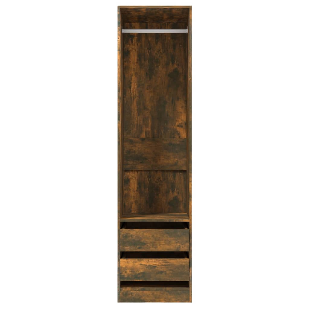 Wardrobe With Drawers Engineered Wood