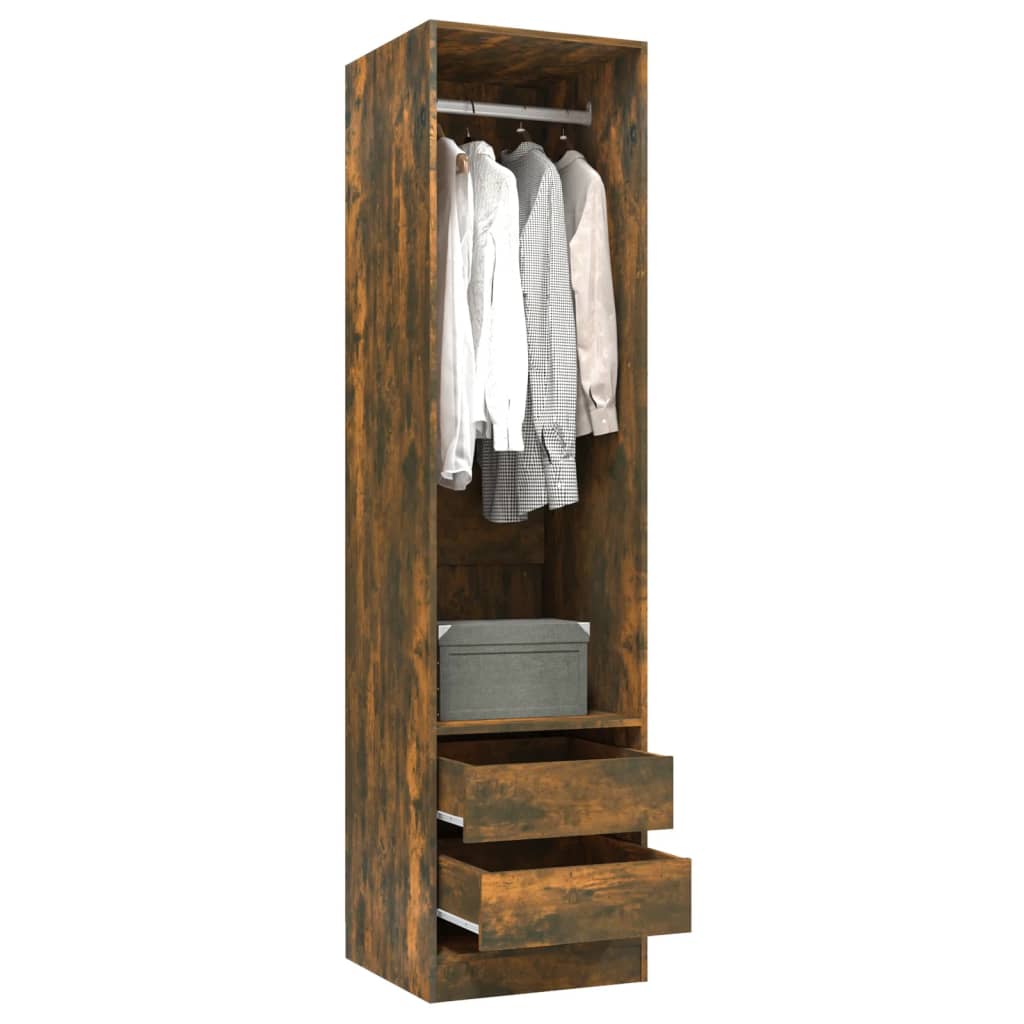 Wardrobe With Drawers Engineered Wood