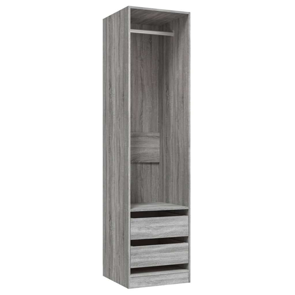 Wardrobe With Drawers Engineered Wood