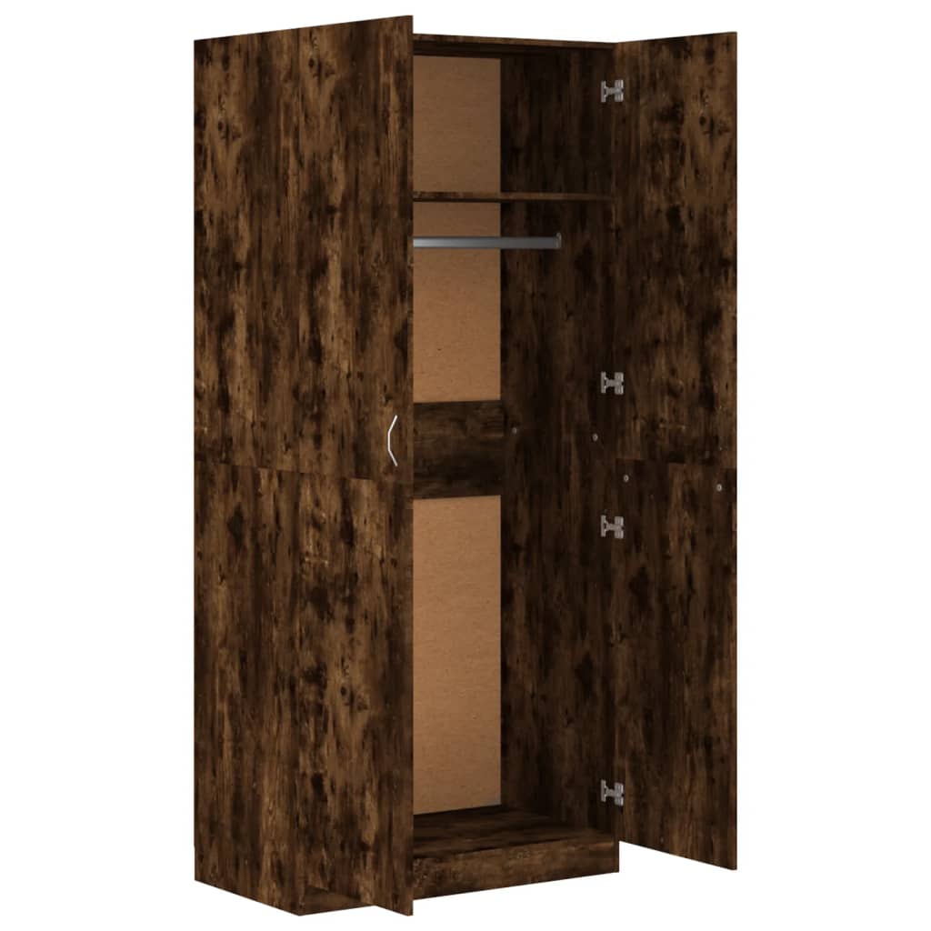 Wardrobe 90X50X200 Cm Engineered Wood
