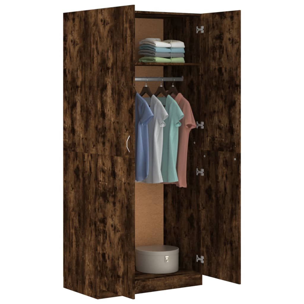 Wardrobe 90X50X200 Cm Engineered Wood