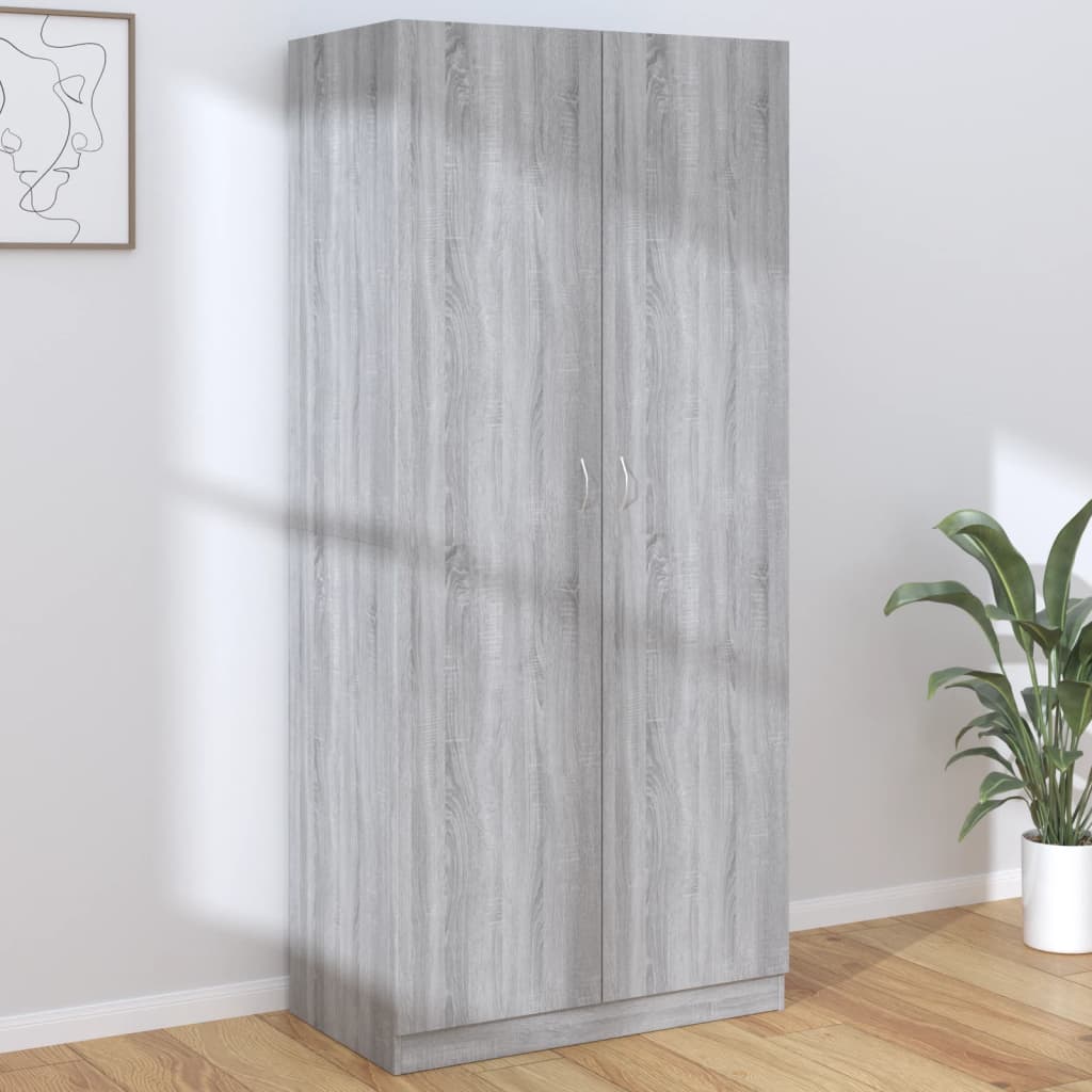 Wardrobe 90X50X200 Cm Engineered Wood