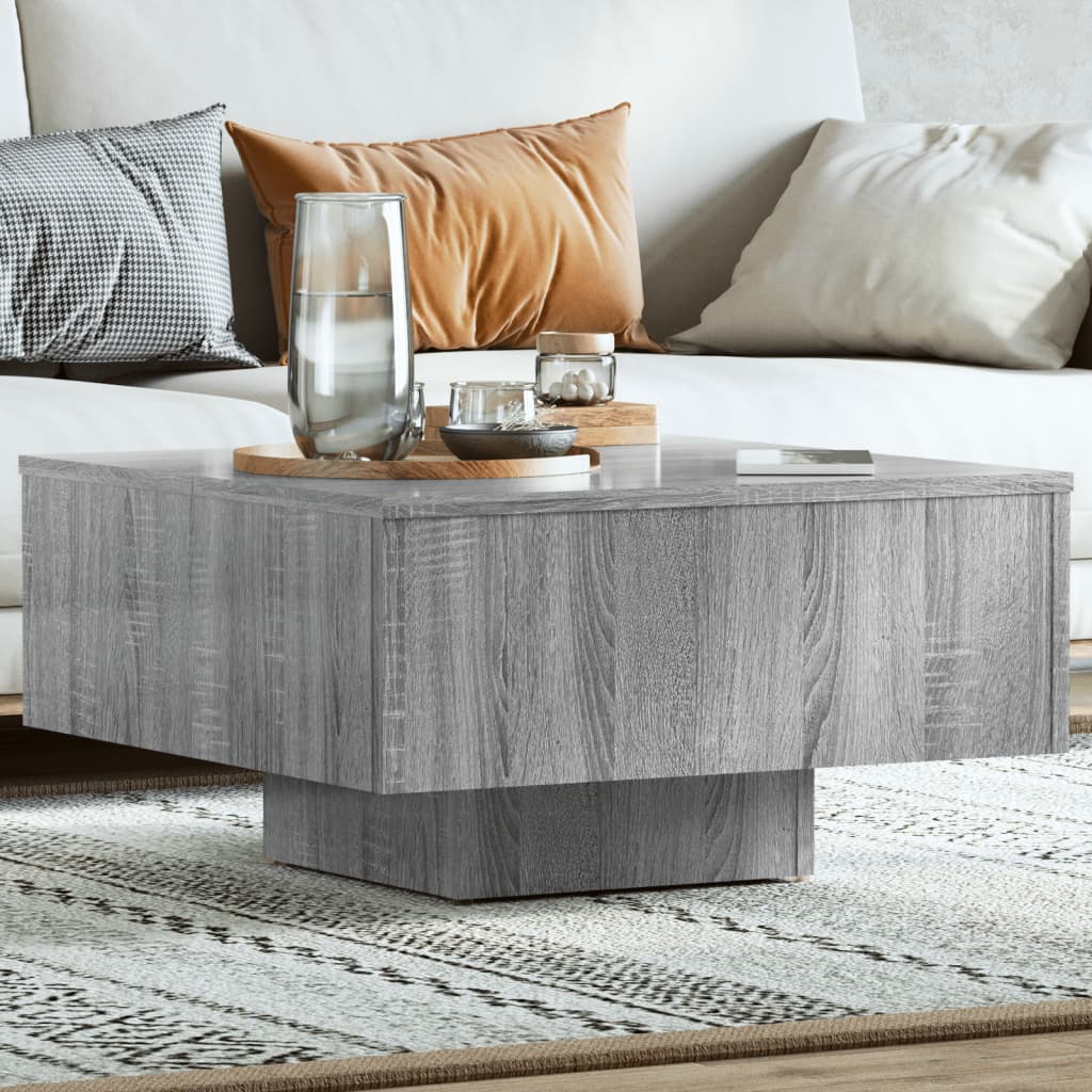 Coffee Table 60X60X31.5 Cm Engineered Wood