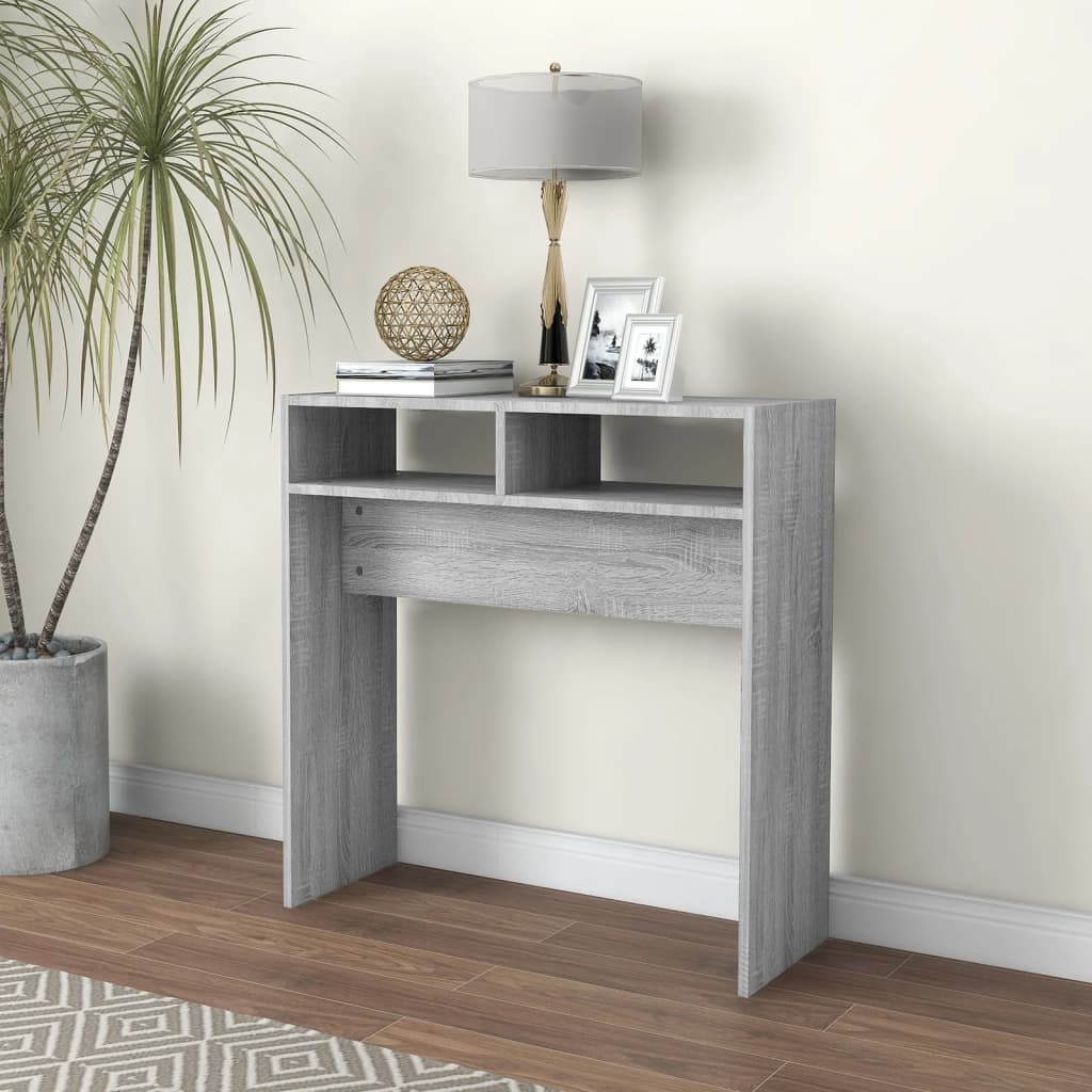 Console Table 78X30X80 Cm Engineered Wood