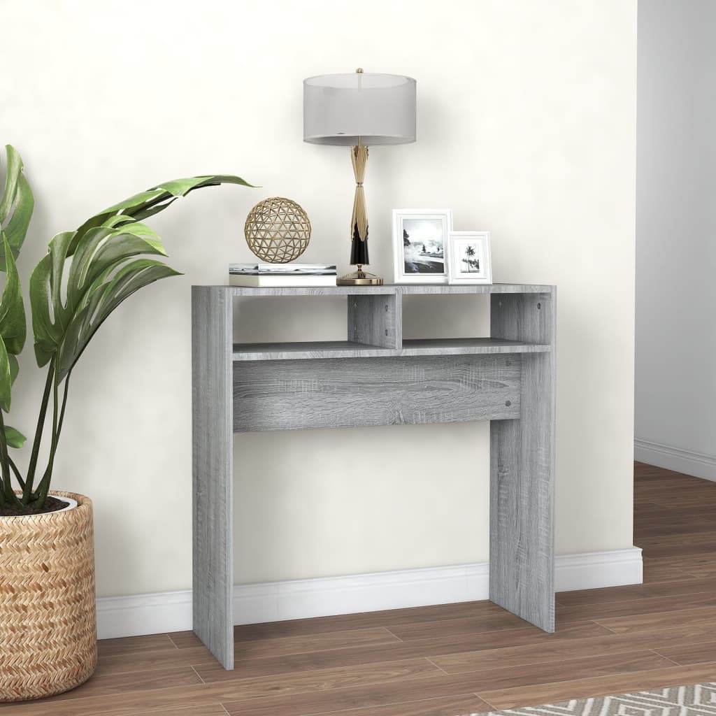 Console Table 78X30X80 Cm Engineered Wood