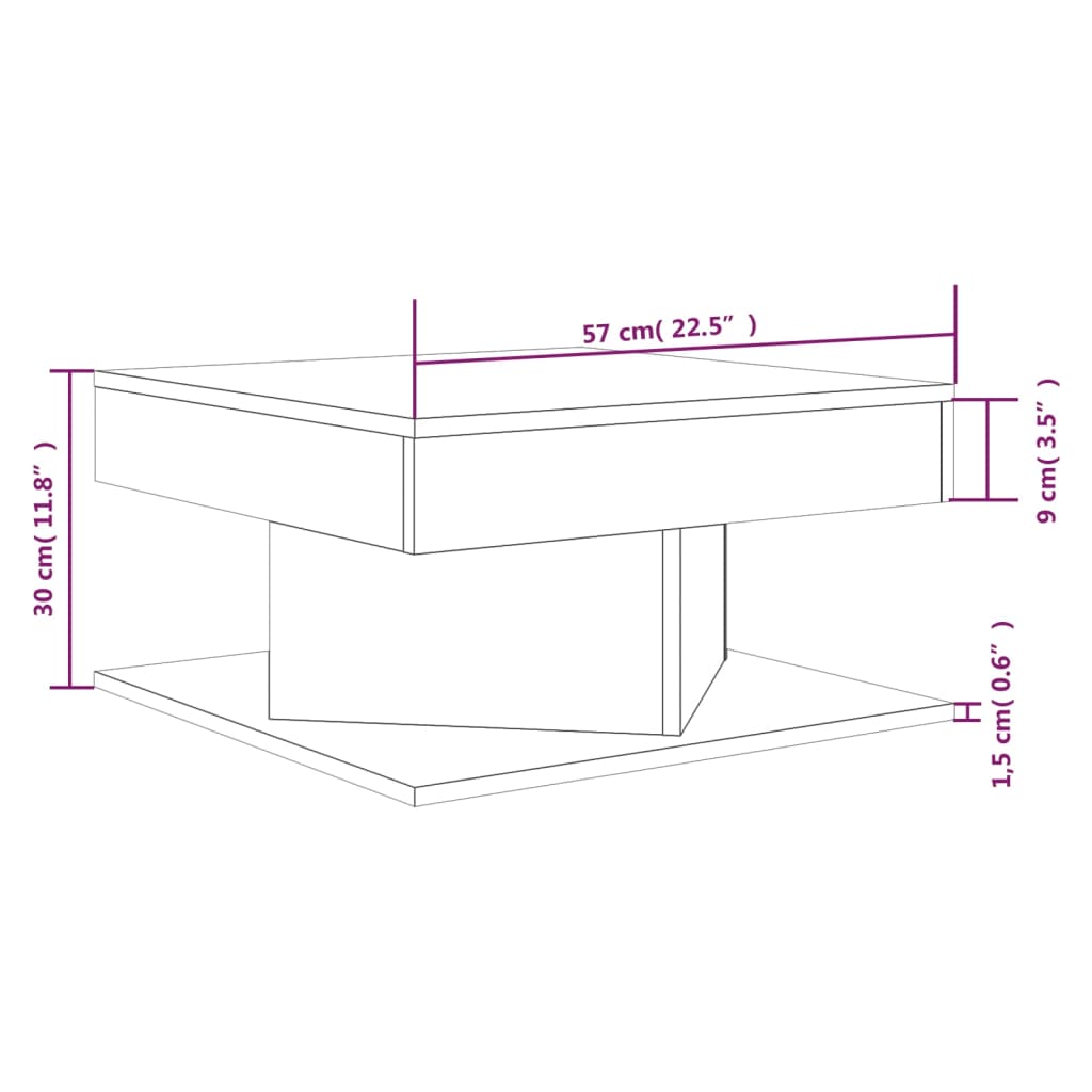 Coffee Table | | Engineered Wood | Low Coffee Table