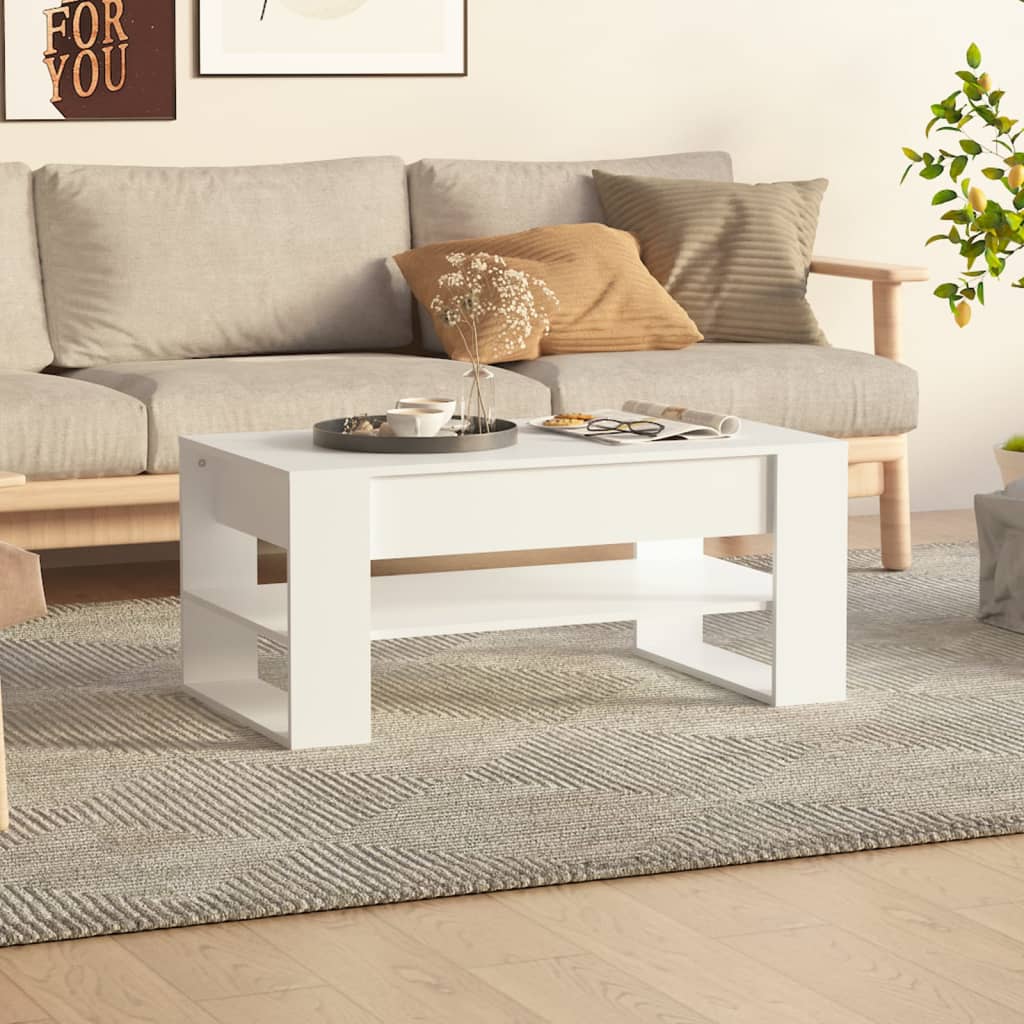 Coffee Table 102X55X45 Cm Engineered Wood