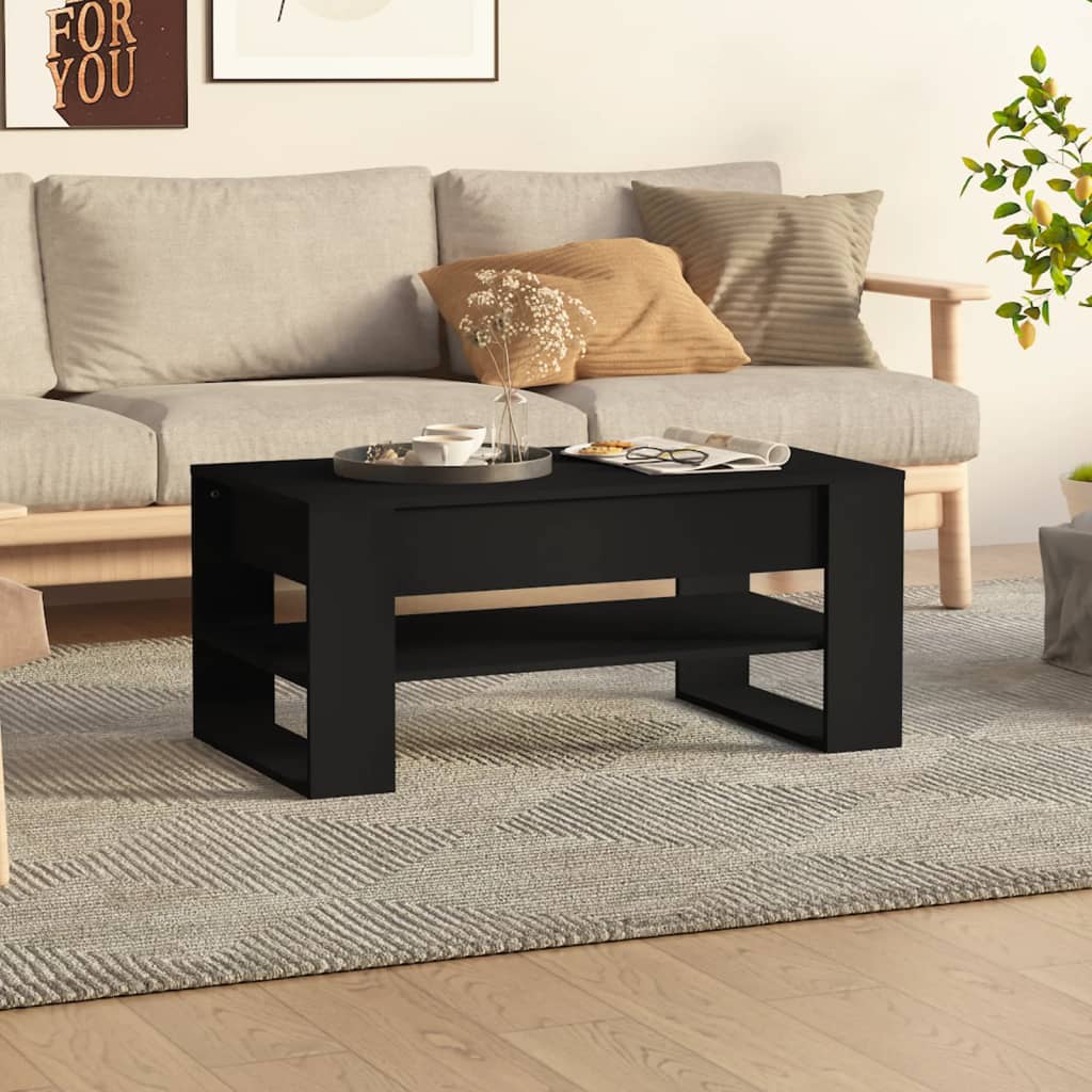 Coffee Table 102X55X45 Cm Engineered Wood