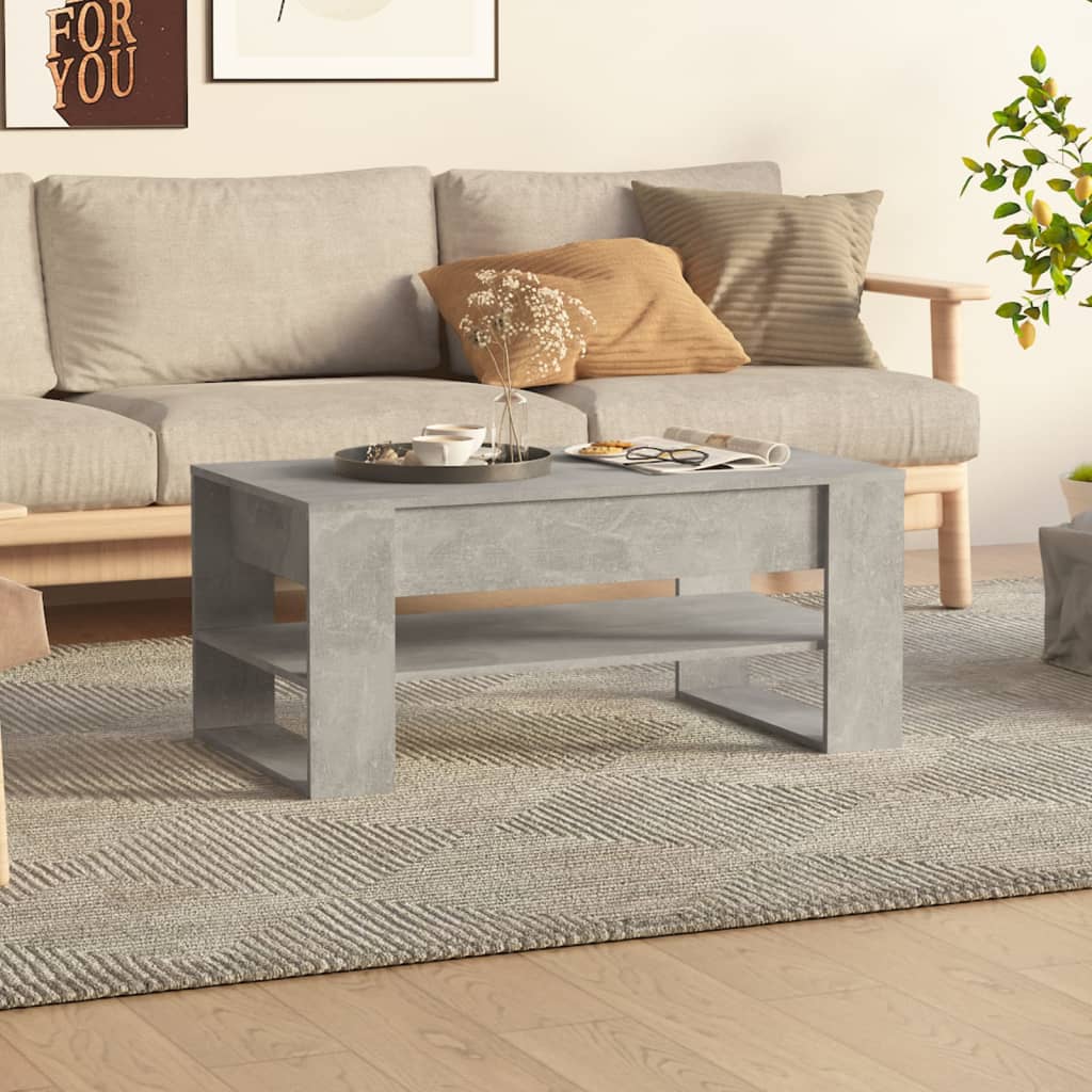 Coffee Table 102X55X45 Cm Engineered Wood