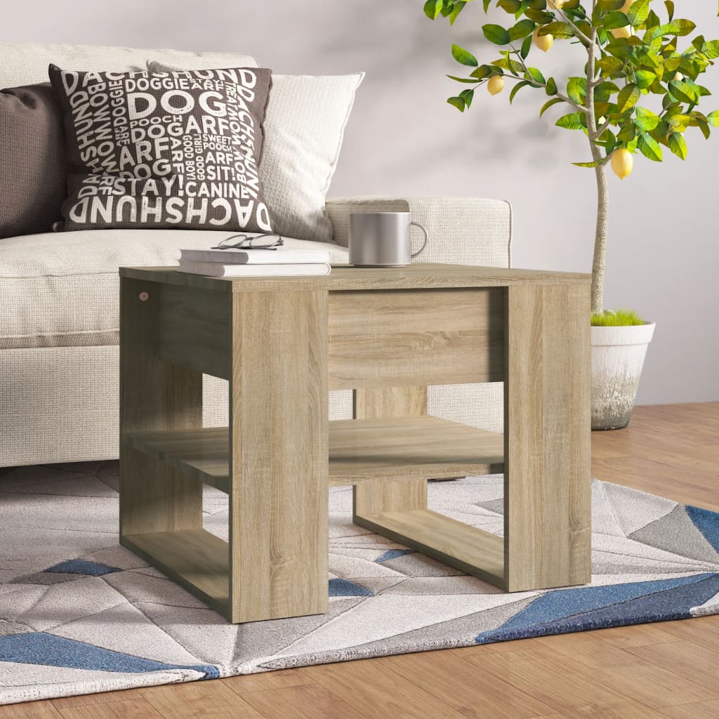 Coffee Table 55.5X55X45 Cm Engineered Wood