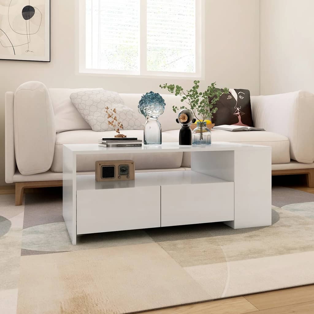 Coffee Table 102X55X42 Cm Engineered Wood