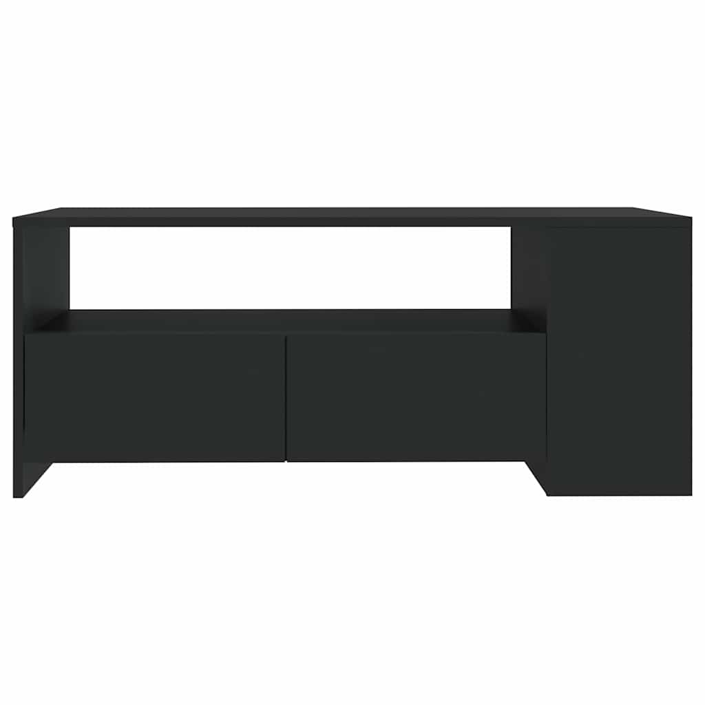 Coffee Table 102X55X42 Cm Engineered Wood White Black Oak Concrete Grey Old Wood