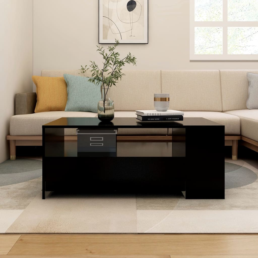 Coffee Table 102X55X42 Cm Engineered Wood