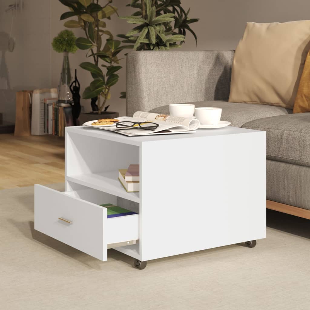 Coffee Table 55X55X40 Cm Engineered Wood