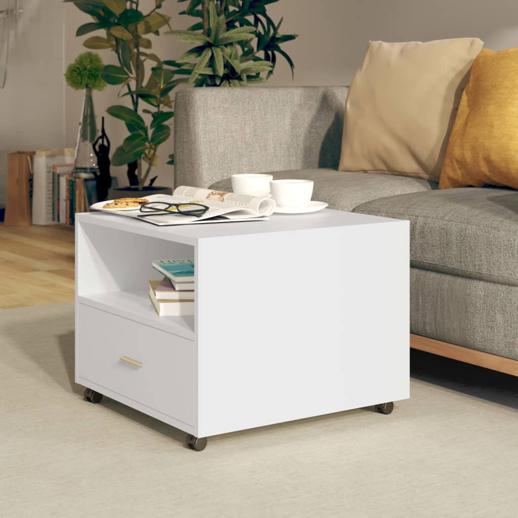 Coffee Table 55X55X40 Cm Engineered Wood