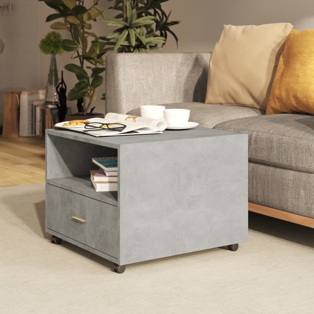 Coffee Table 55X55X40 Cm Engineered Wood