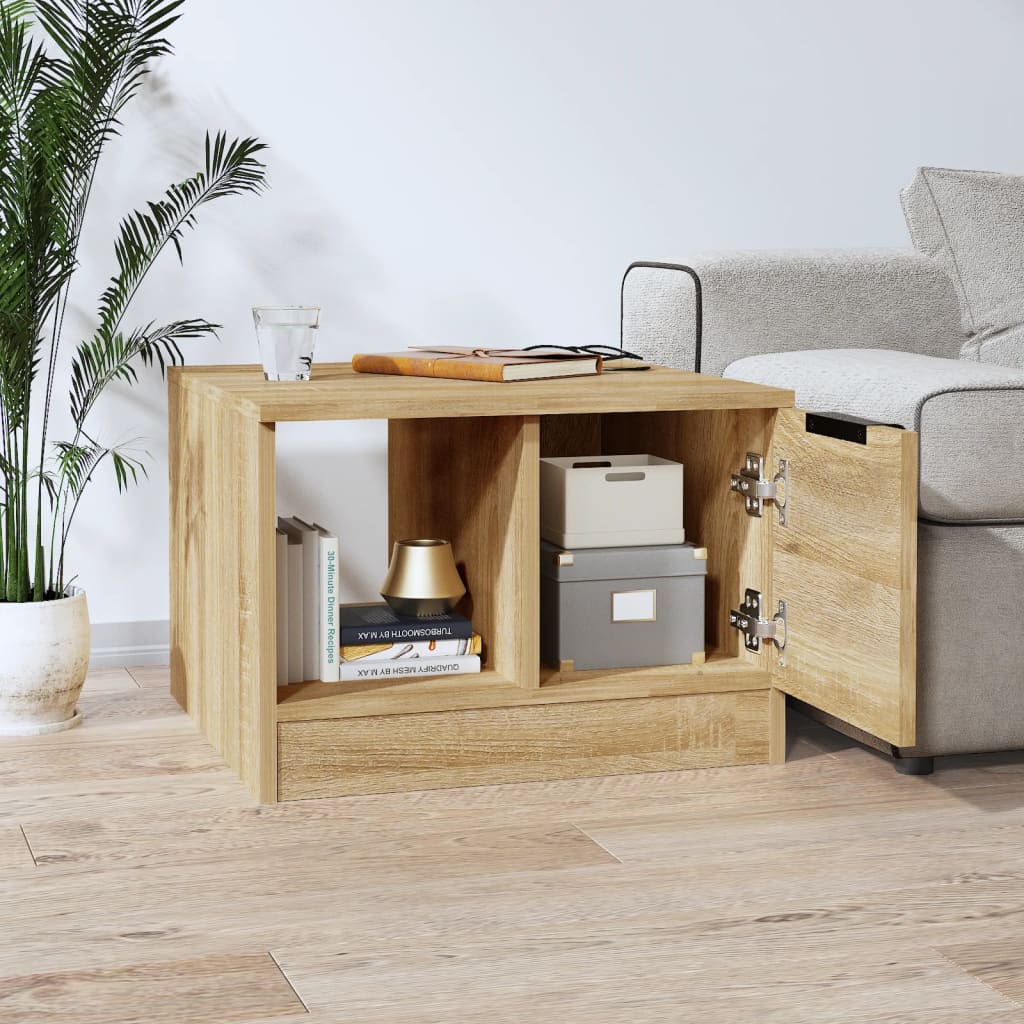 Coffee Table 50X50X36 Cm Engineered Wood