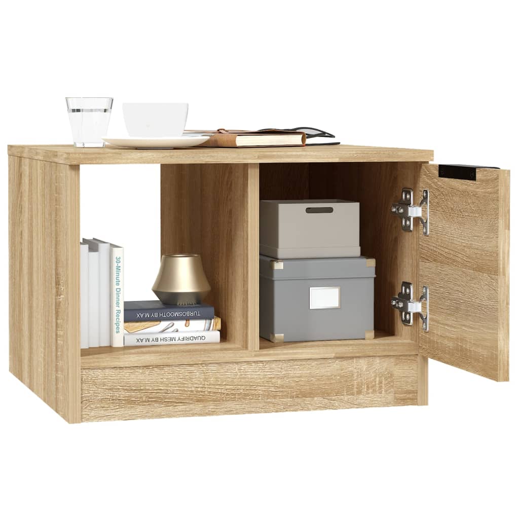 Coffee Table 50X50X36 Cm Engineered Wood