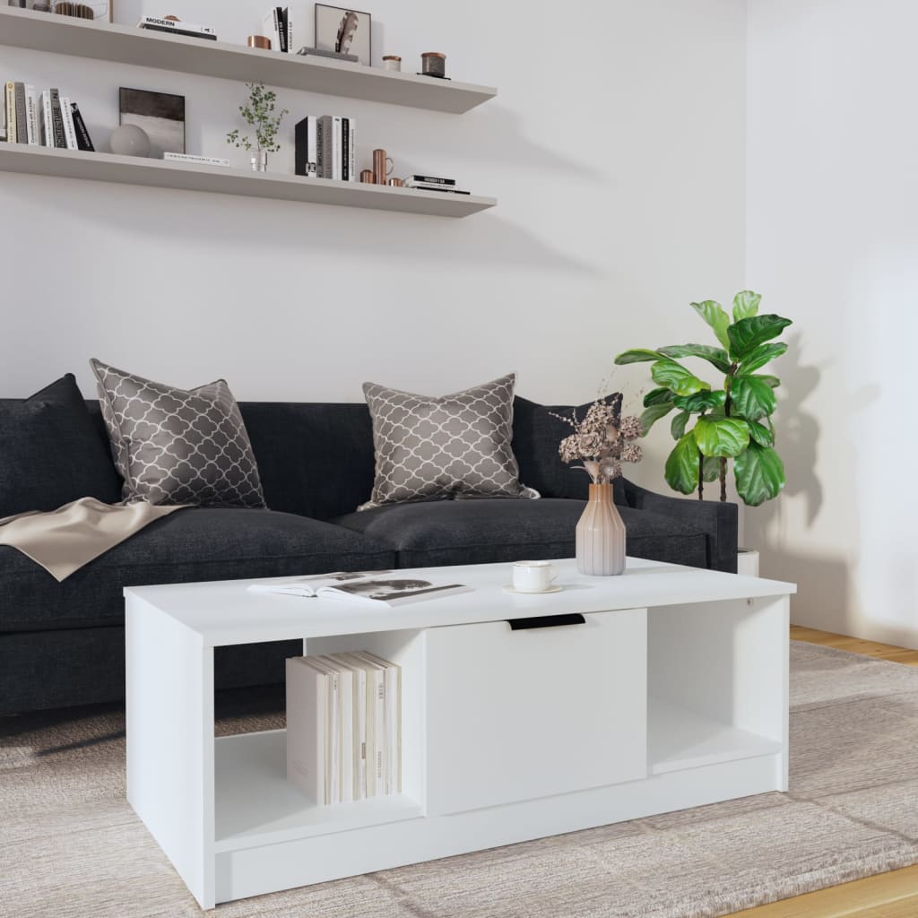 Coffee Table 102X50X36 Cm Engineered Wood