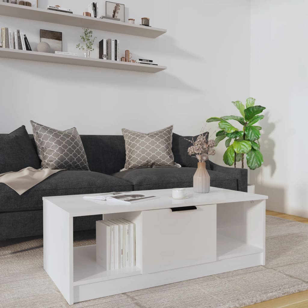 Coffee Table 102X50X36 Cm Engineered Wood