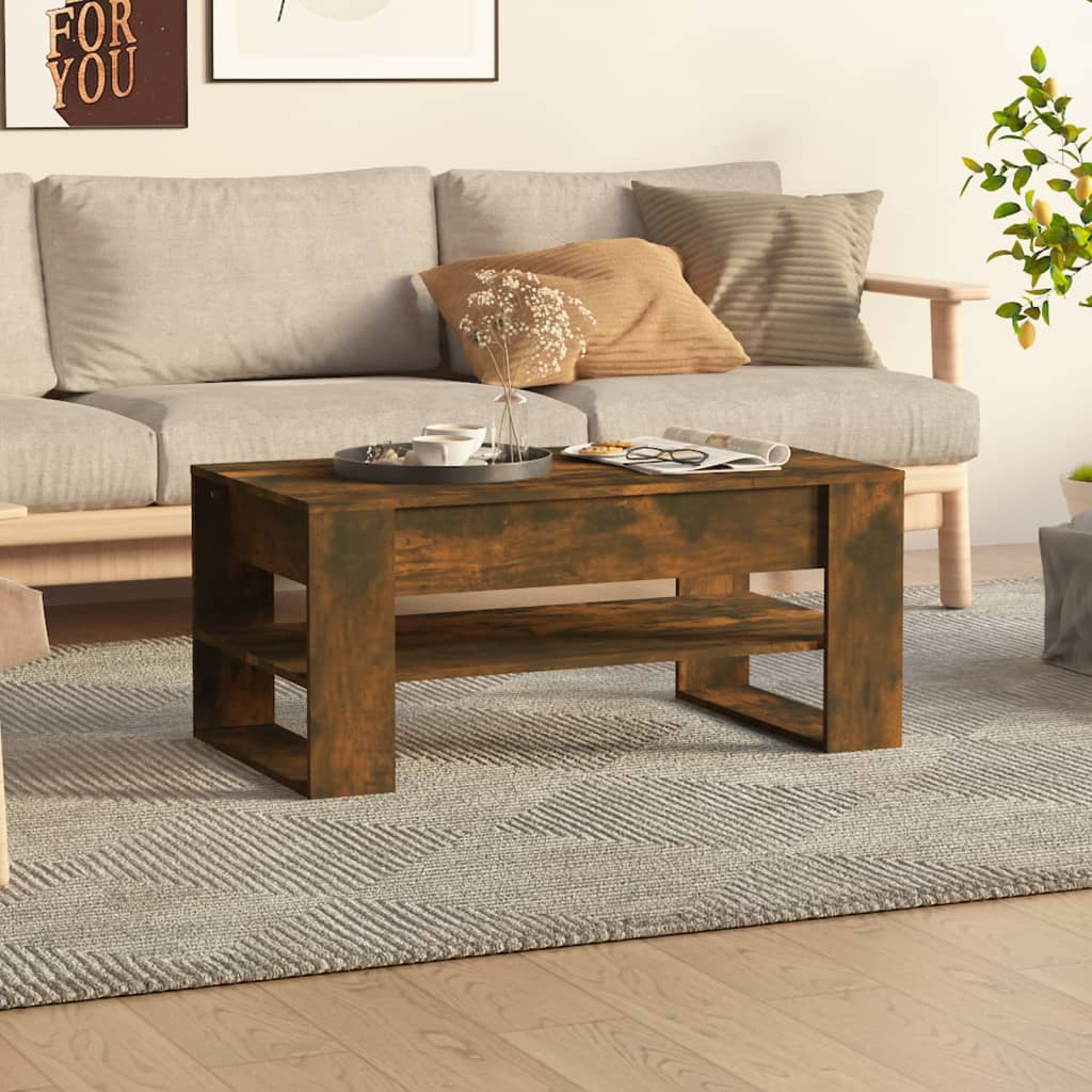 Coffee Table 102X55X45 Cm Engineered Wood