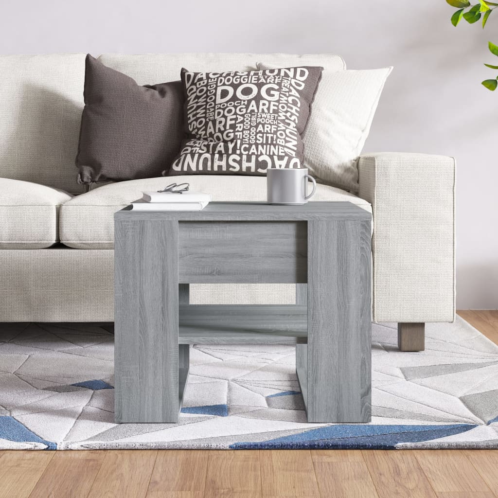 Coffee Table 55.5X55X45 Cm Engineered Wood