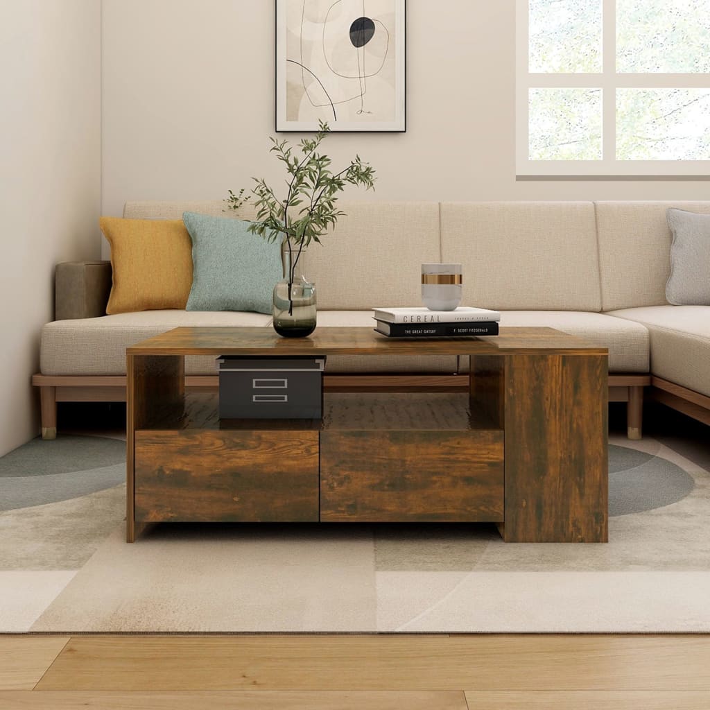 Coffee Table 102X55X42 Cm Engineered Wood