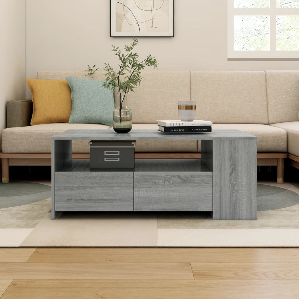 Coffee Table 102X55X42 Cm Engineered Wood