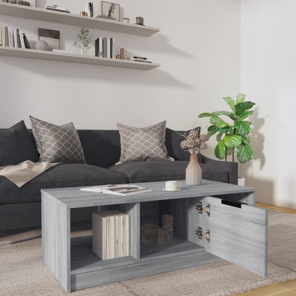 Coffee Table 102X50X36 Cm Engineered Wood