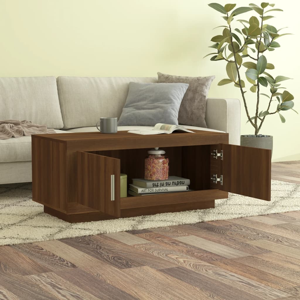 Coffee Table 102X50X45 Cm Engineered Wood