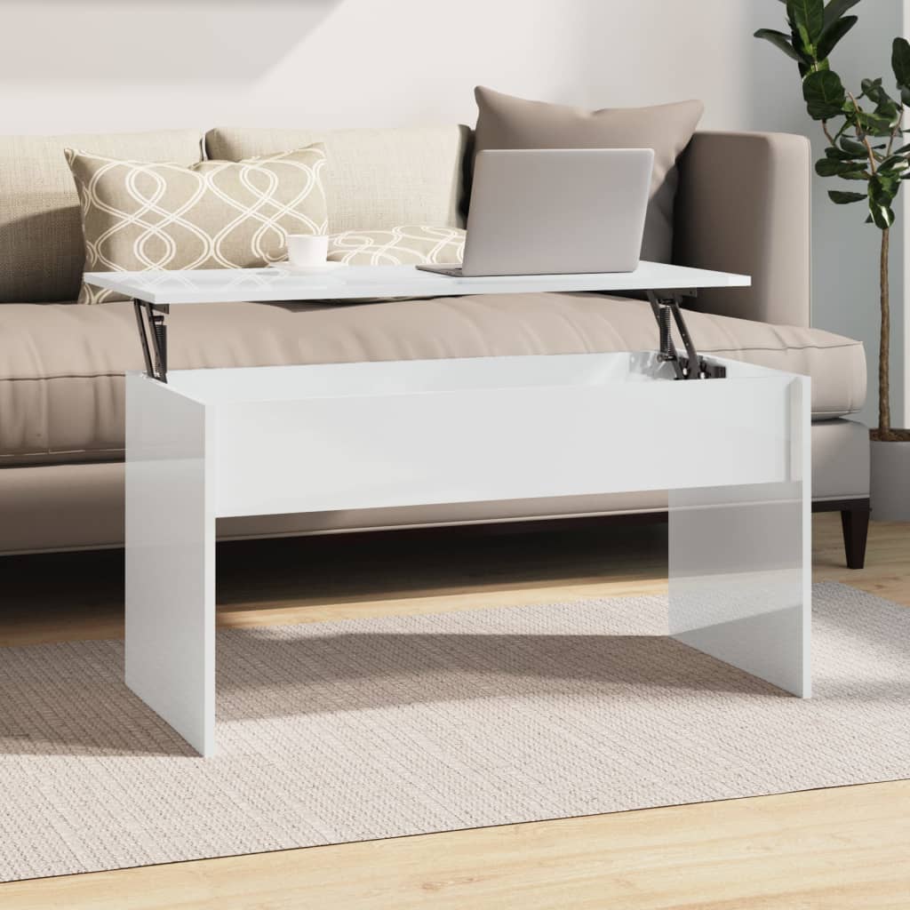 Coffee Table 102X50.5X52.5 Cm Engineered Wood