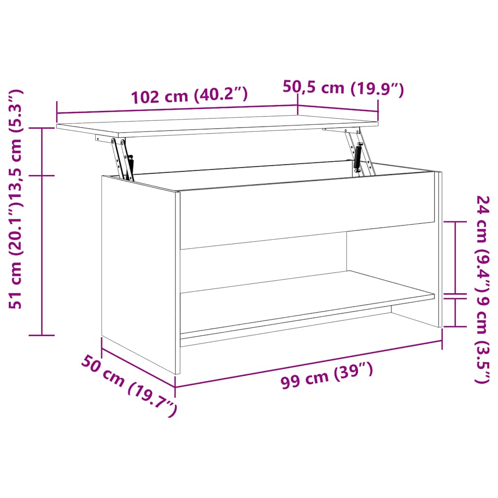 Coffee Table Engineered Wood