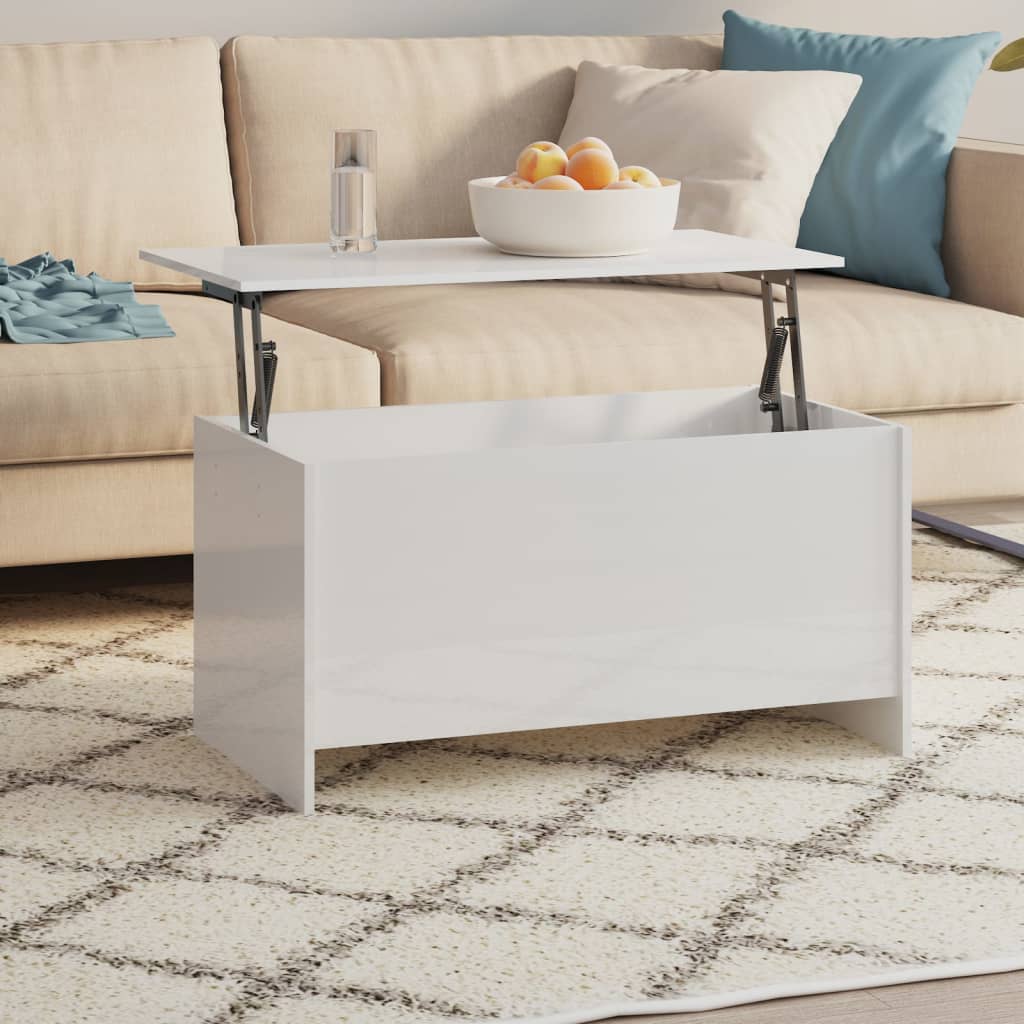 Coffee Table 102X55.5X52.5 Cm Engineered Wood