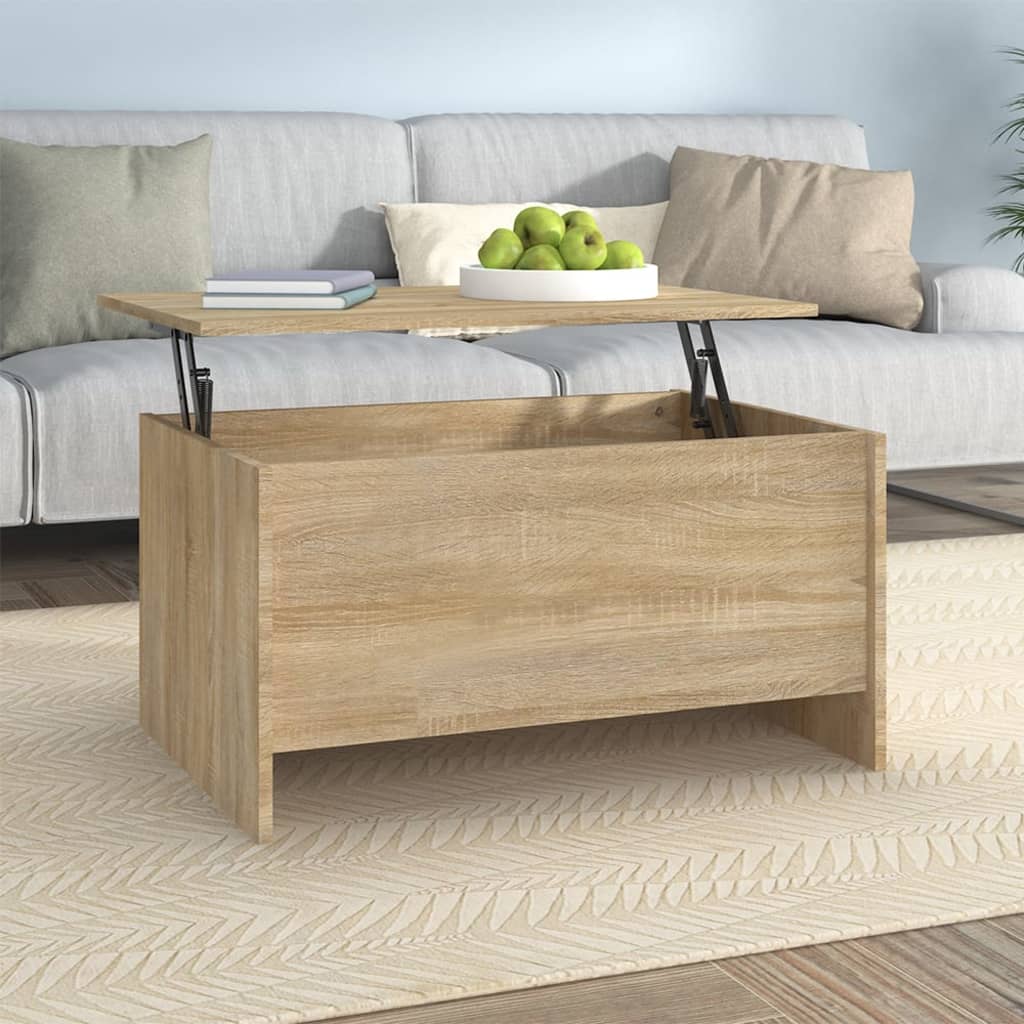 Coffee Table 102X55.5X52.5 Cm Engineered Wood