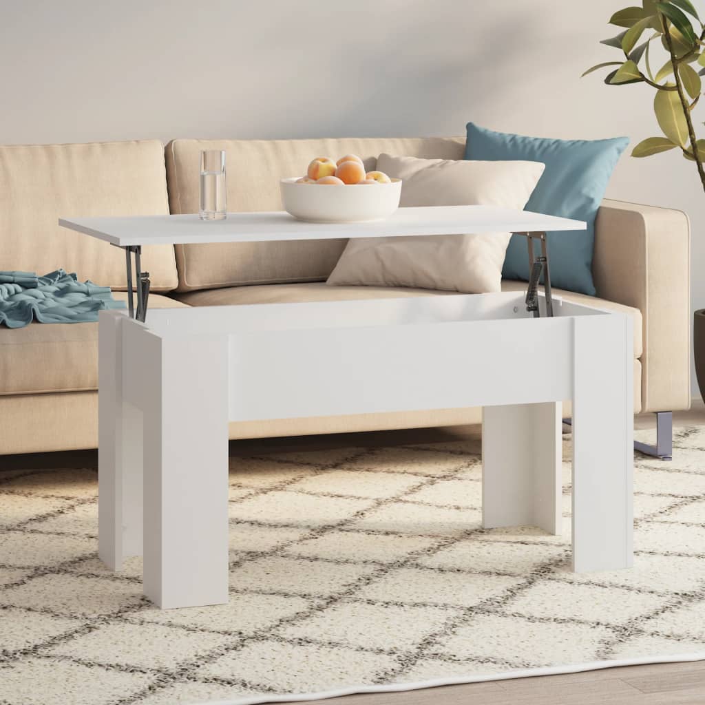 Coffee Table 79X49X41 Cm Engineered Wood