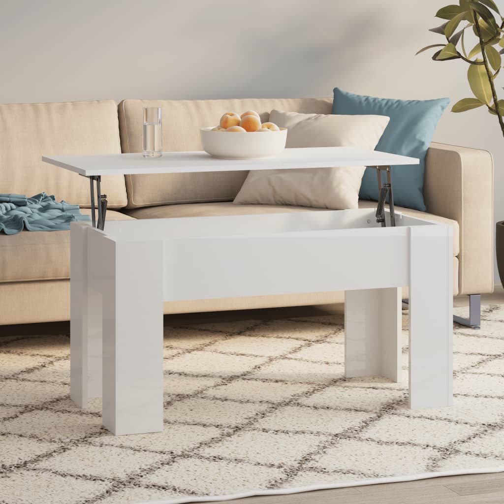 Coffee Table 79X49X41 Cm Engineered Wood
