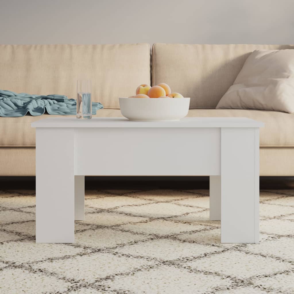 Coffee Table 79X49X41 Cm Engineered Wood