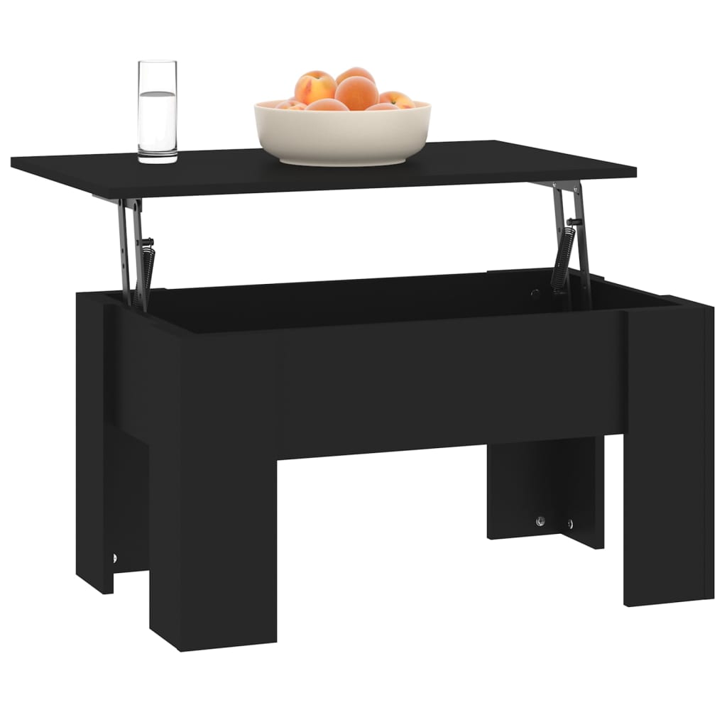 Coffee Table 79X49X41 Cm Engineered Wood