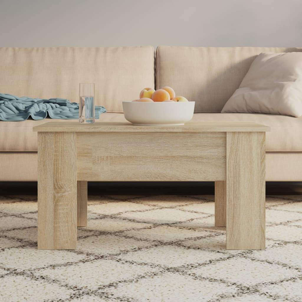 Coffee Table 79X49X41 Cm Engineered Wood