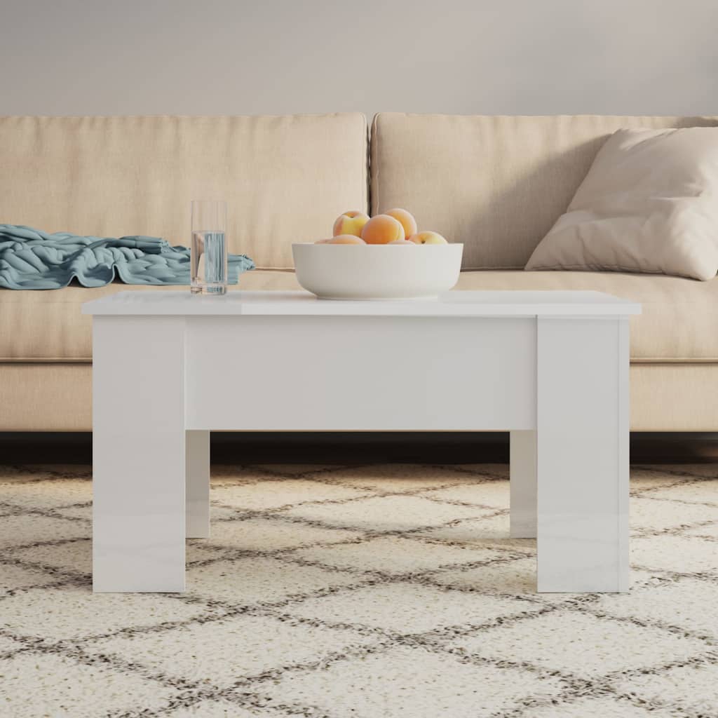 Coffee Table 79X49X41 Cm Engineered Wood