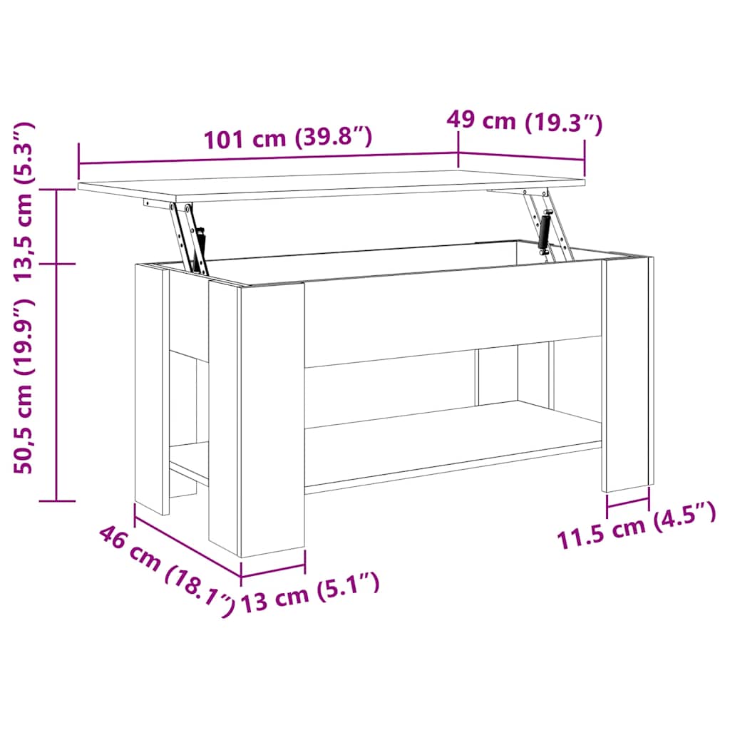 Coffee Table Engineered Wood